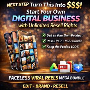 Pack géant de plus de 250 000 Reels viraux (PLR/MRR) | Contenu Reels sans visage | Reels Instagram, Shorts TikTok et YouTube |